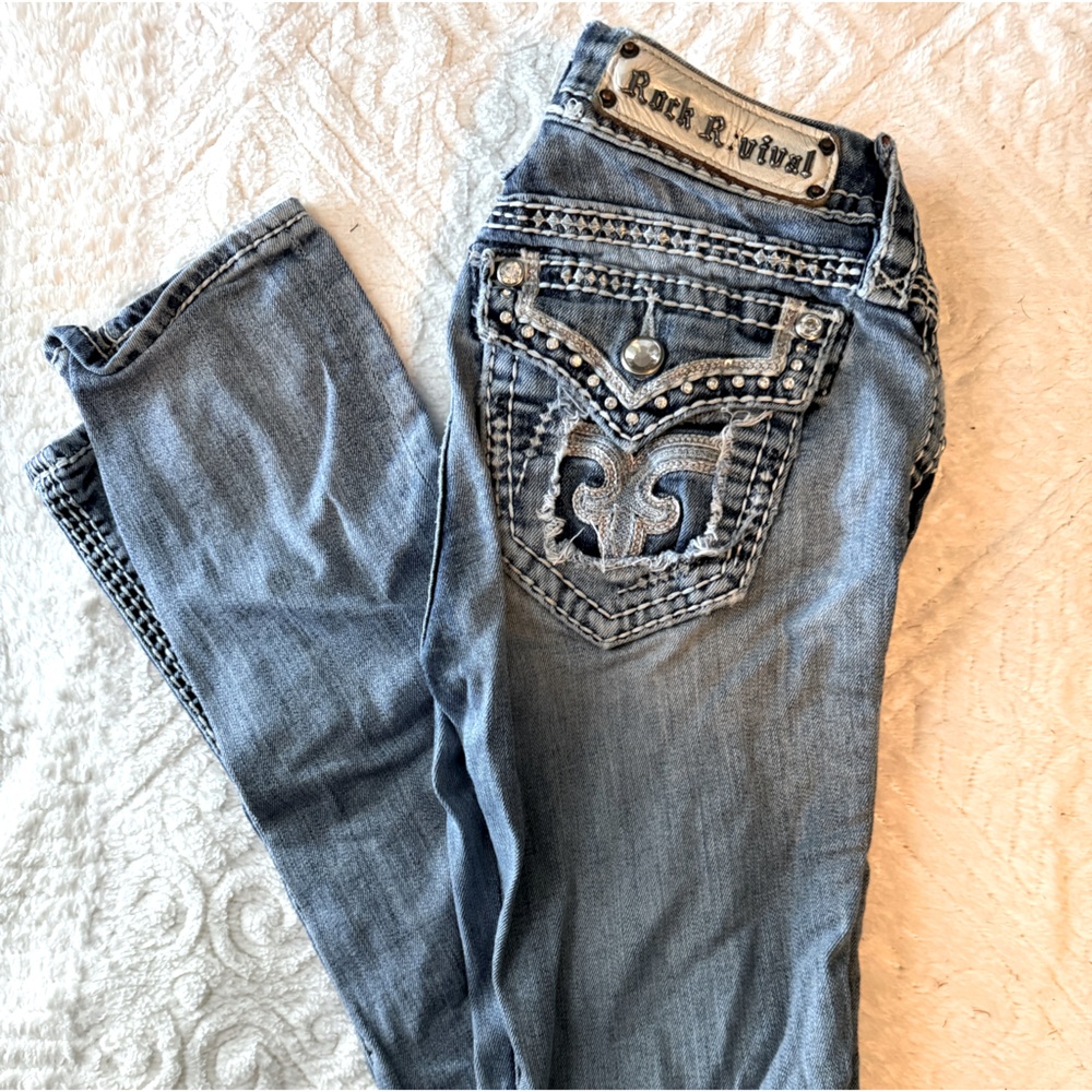 Rock revival skinny jeans